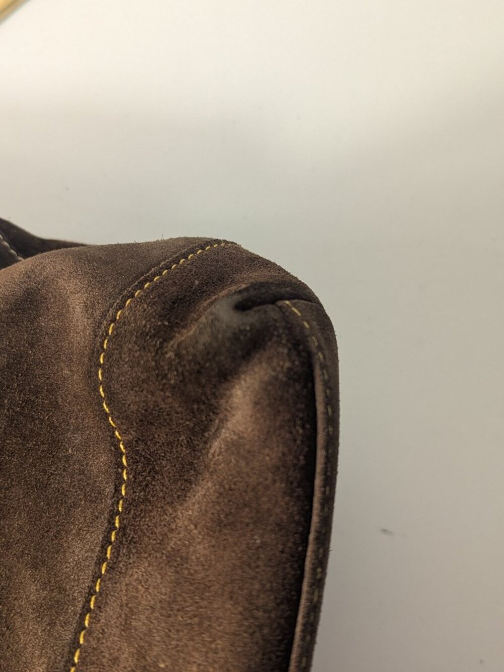 Dooney & Bourke Brown Suede Tote Bag - Picture 14 of 14